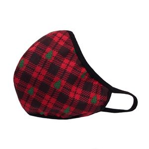 Christmas Tree Face Mask, Holiday Face Mask., Reusable Face Mask